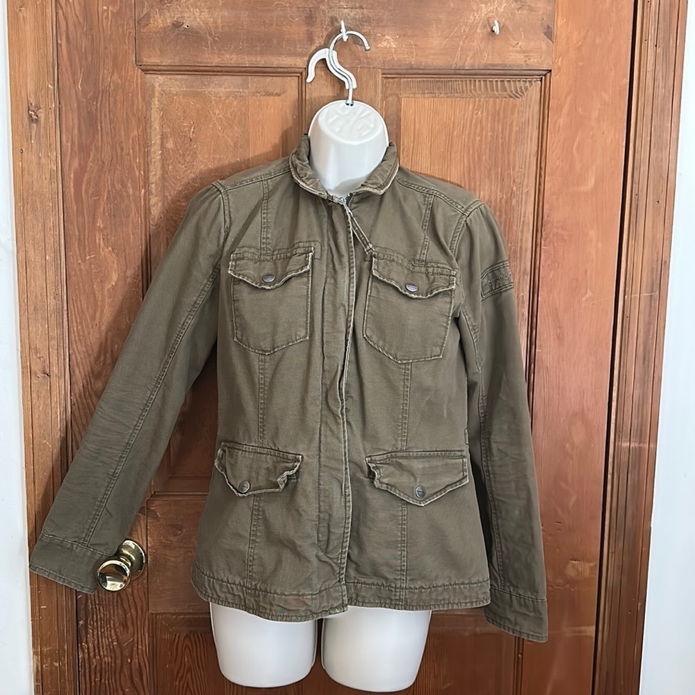 Abercrombie and Fitch Women’s Green Jacket Size Small